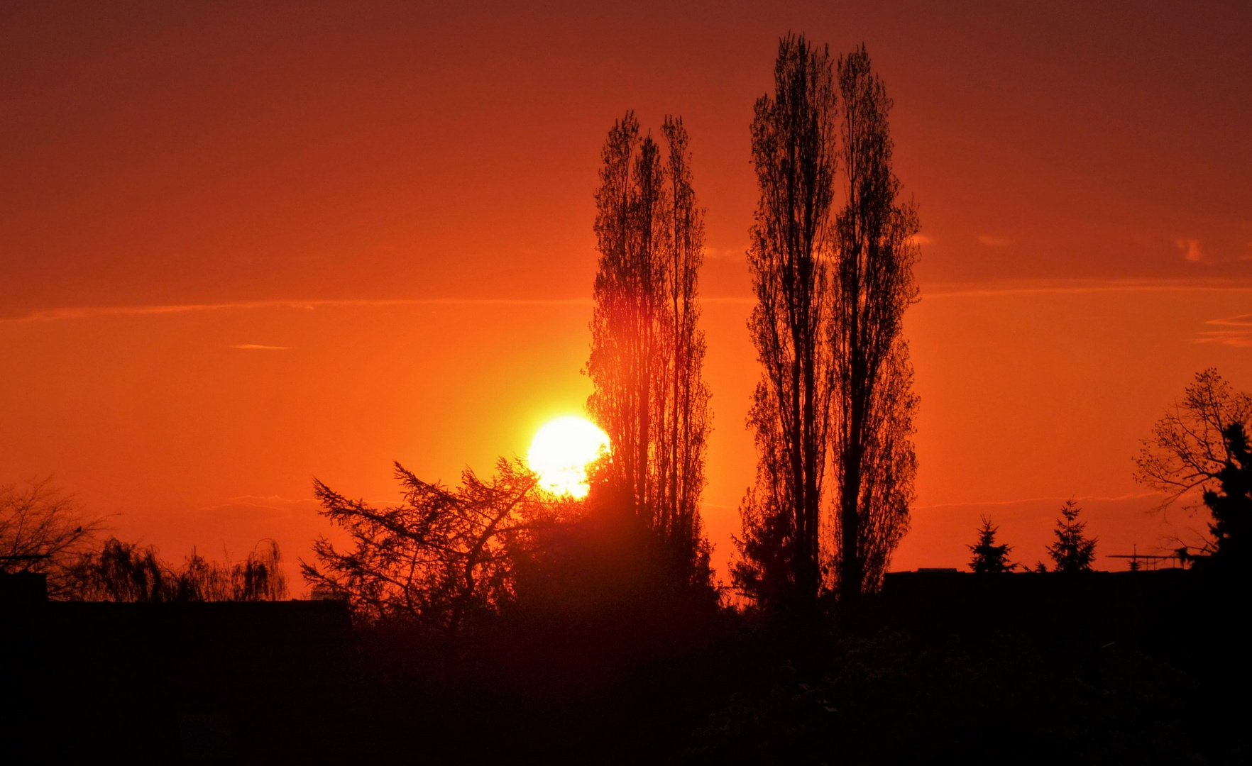 Duisburger Sonnenuntergang...