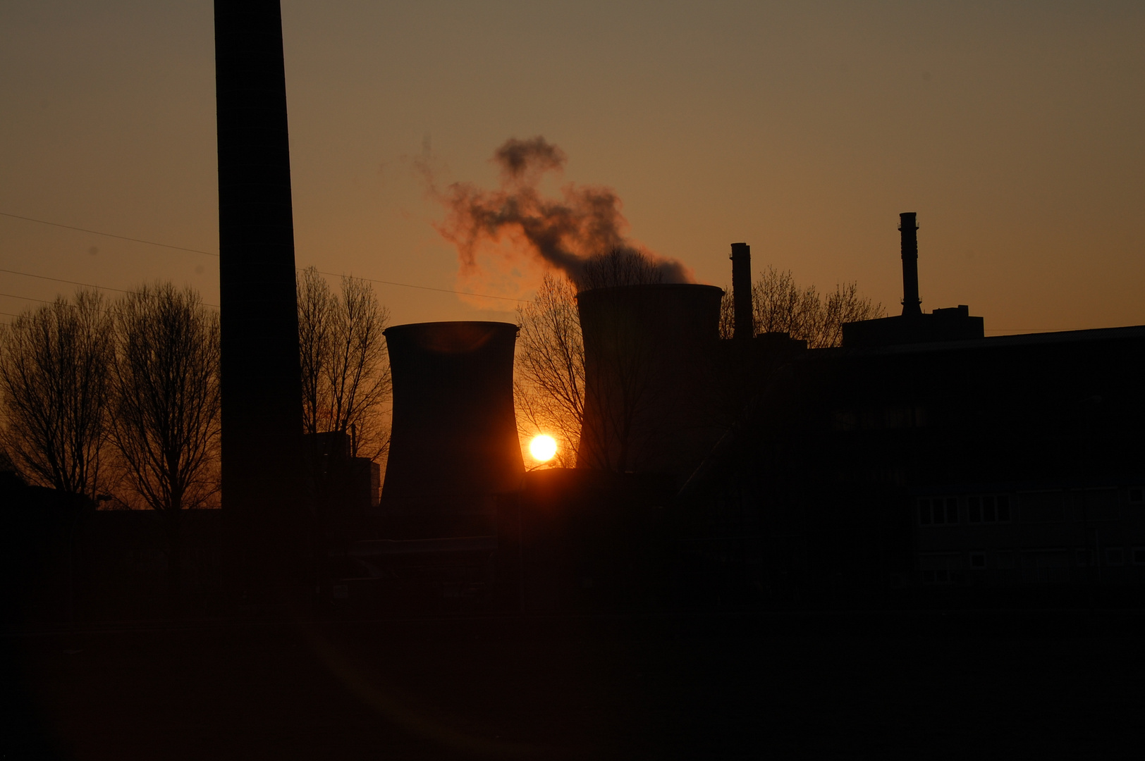 Duisburger Sonnenuntergang