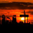 Duisburg_Industriepark_Sonnenuntergang