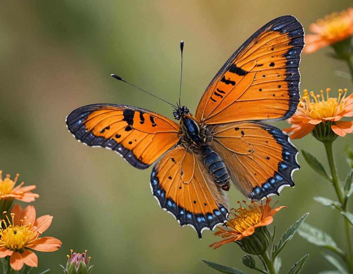 Dukatenfalter mit Hilfe von KI erzeugt