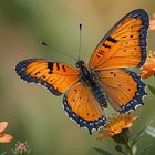 Dukatenfalter mit Hilfe von KI erzeugt