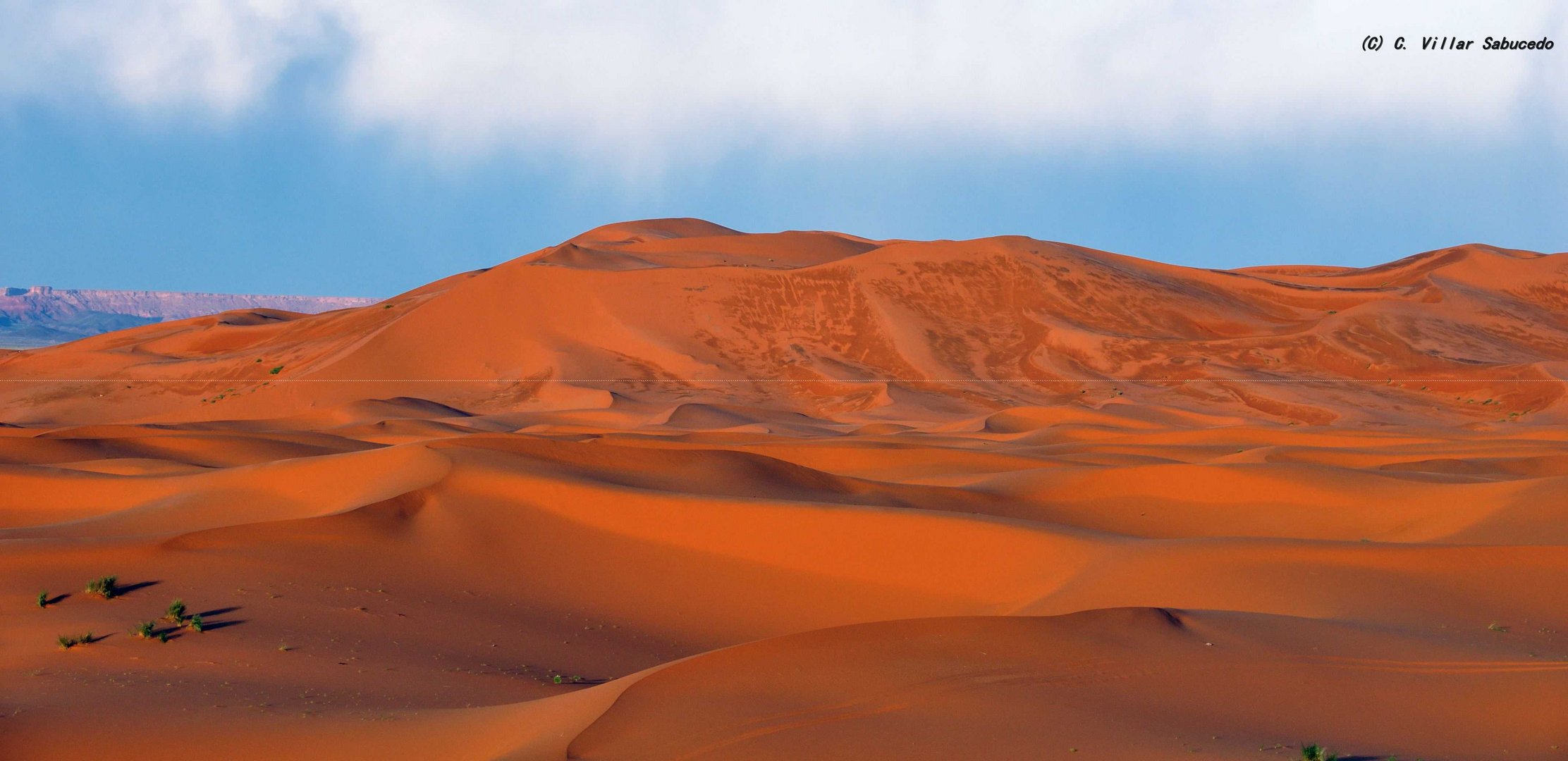 Dunas de Merzouga tras la lluvia