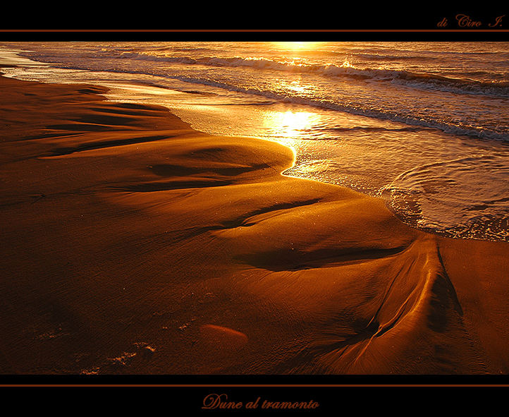 Dune al tramonto