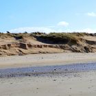 Dune de sable (après une grosse tempête)