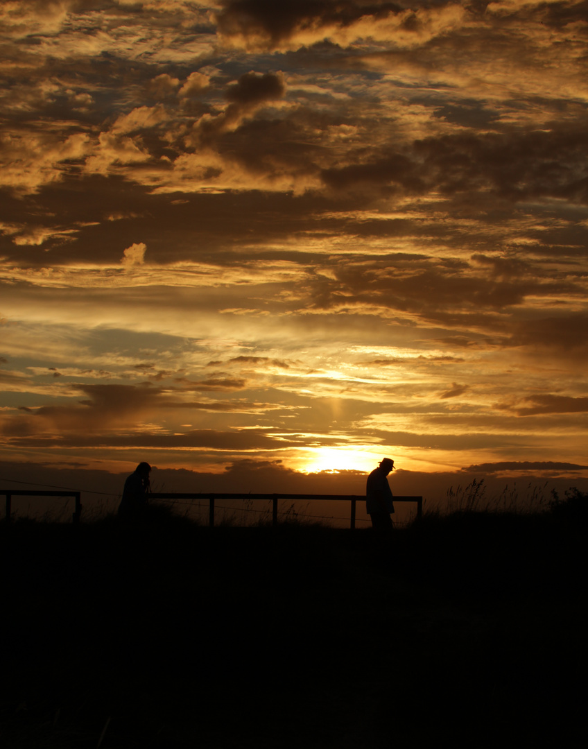 Dune Walk at Sunset