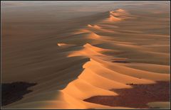dunes au coucher du soleil