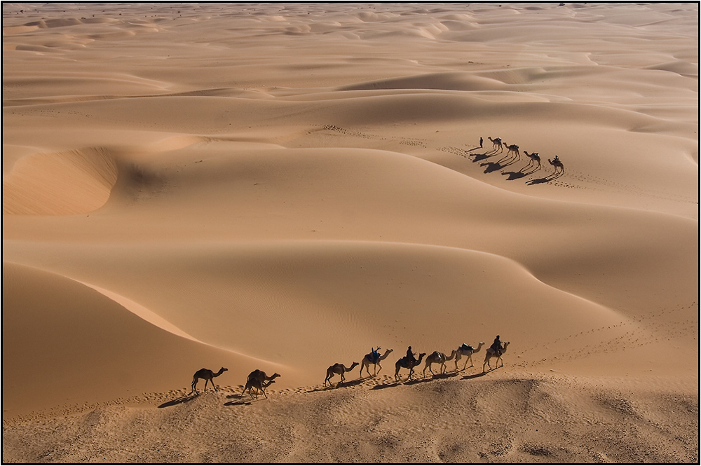 Dunes et caravanes