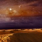 Dunes of Maspalomas by night