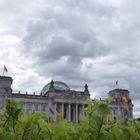 dunkel Wolken über dem Parlament