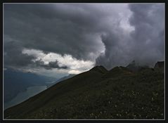 dunkel wurds ums Brienzer Rothorn...