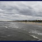 Dunkele Wolken über Usedom