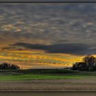 dunkle Schäfchenwolken