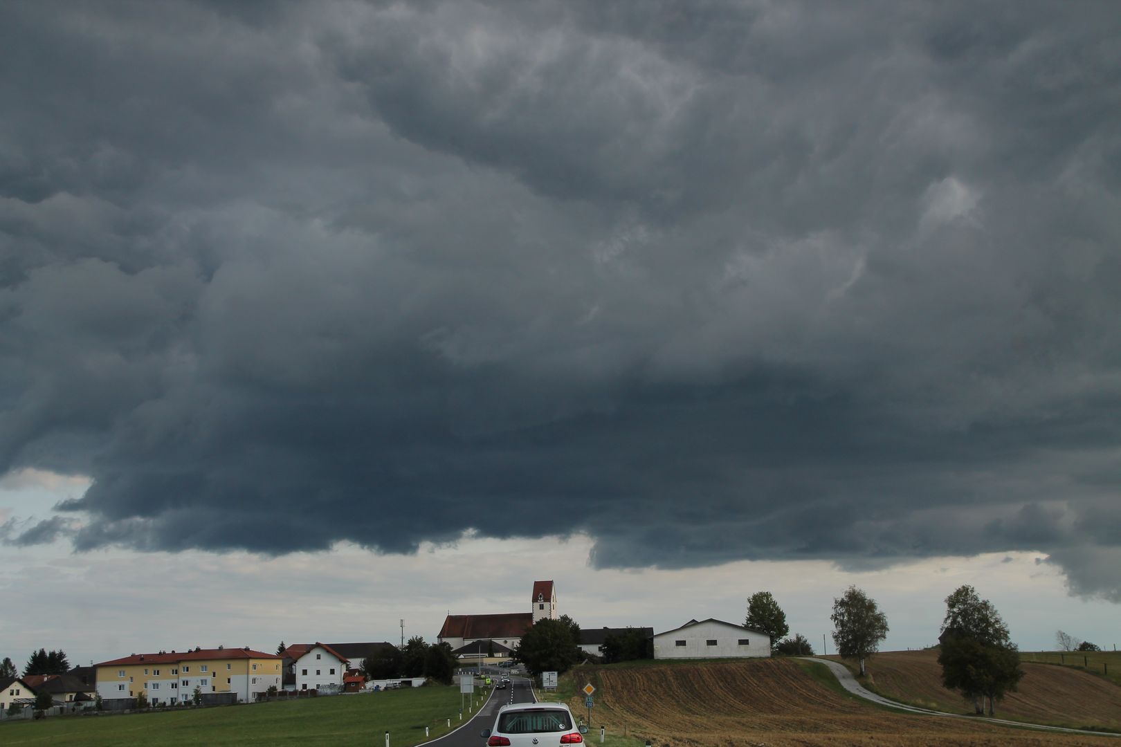 Dunkle Wolken