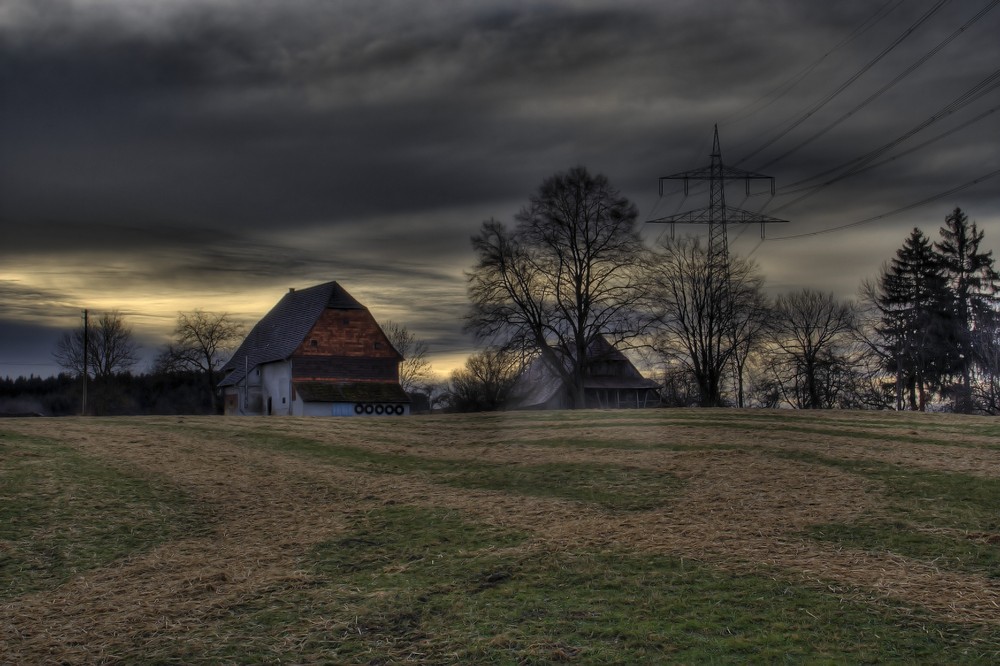 Dunkle Wolken