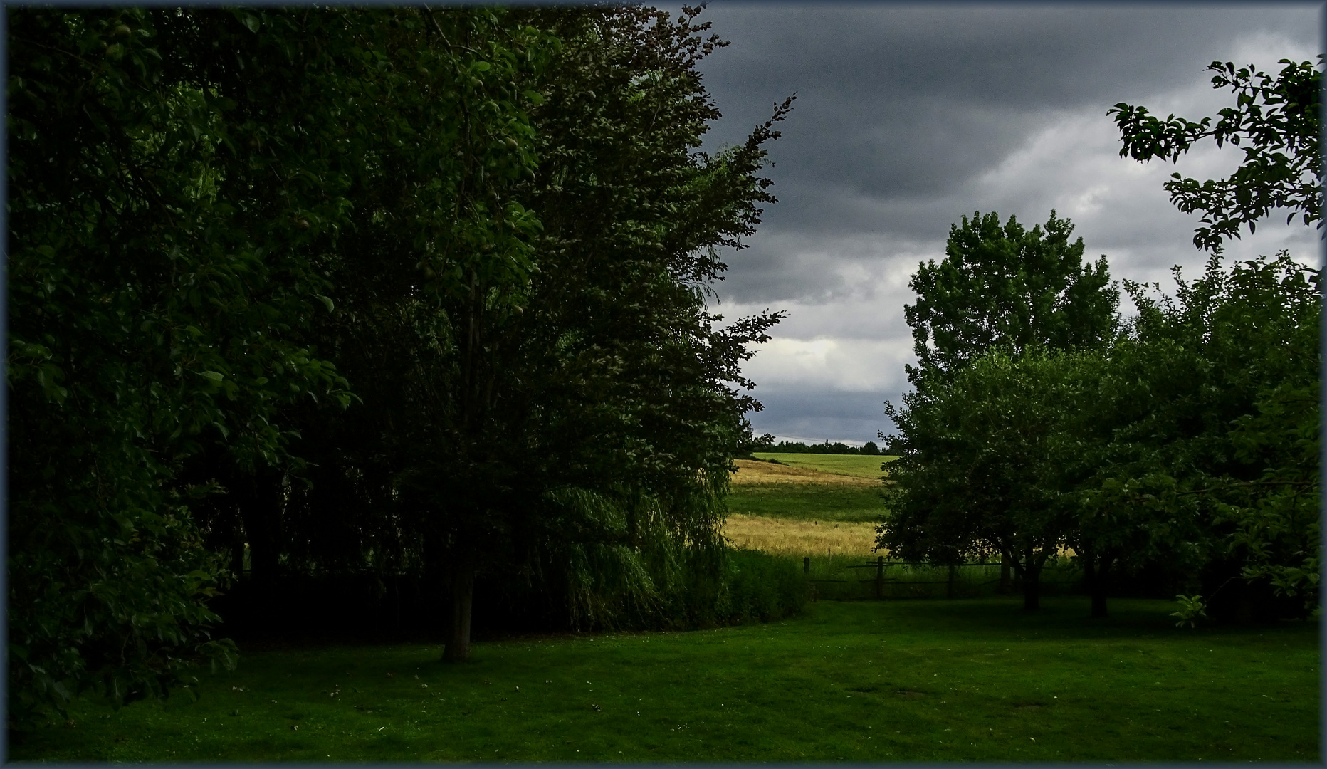 Dunkle Wolken ...