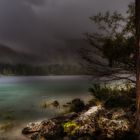 Dunkle Wolken am Eibsee