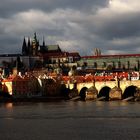 Dunkle Wolken am Hradschin