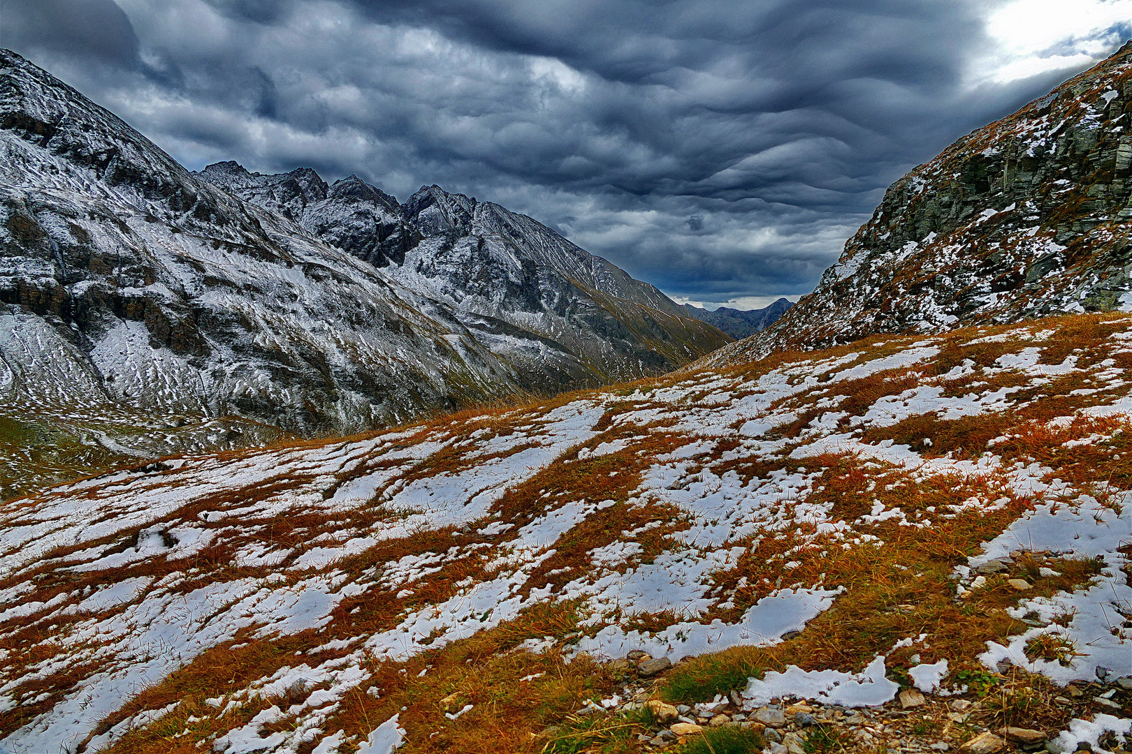 Dunkle Wolken