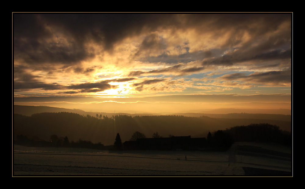 Dunkle Wolken