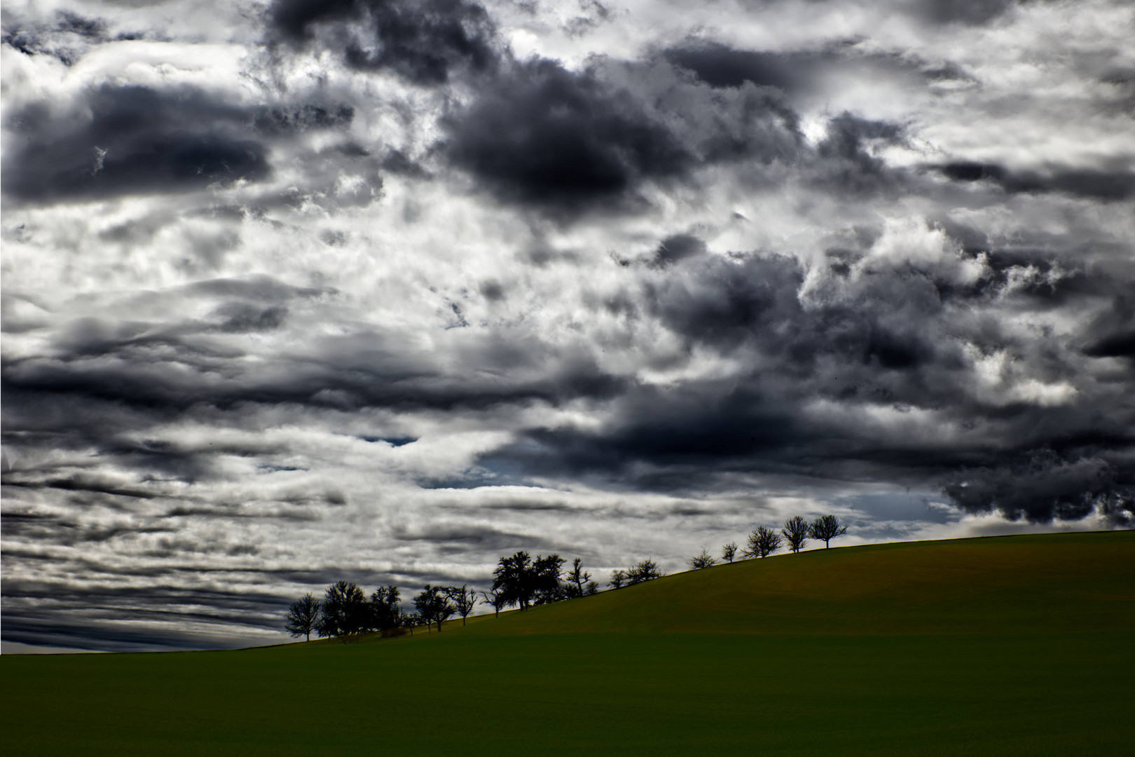 Dunkle Wolken