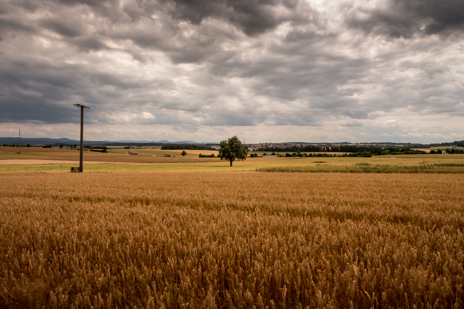 Dunkle Wolken