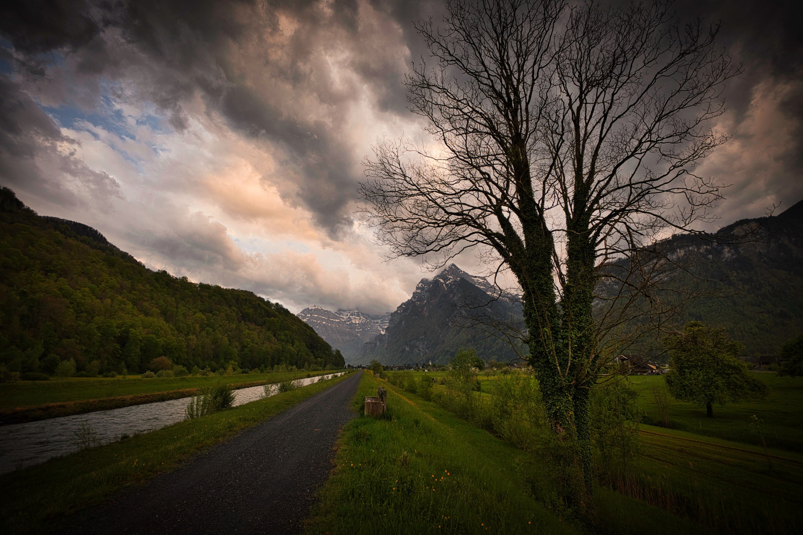 Dunkle Wolken 