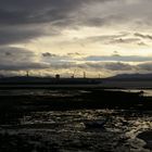 Dunkle Wolken in Schottland