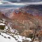 Dunkle Wolken über dem Grand Canyon