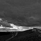 dunkle Wolken über dem Schneckenberg