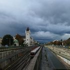 Dunkle Wolken über dem Wienerwald