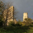 Dunkle Wolken über der Brandenburg