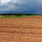 Dunkle Wolken über der Eifel