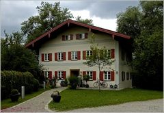 Dunkle Wolken über der Fraueninsel / Chiemsee