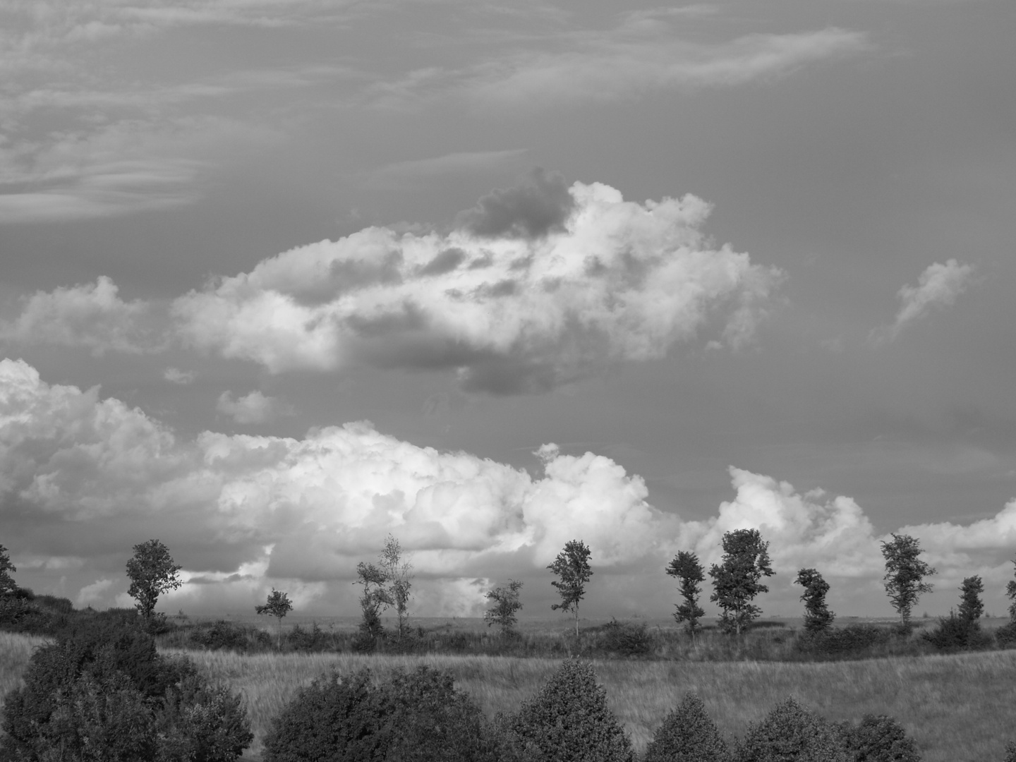 dunkle Wolken über Geiselwind - 7