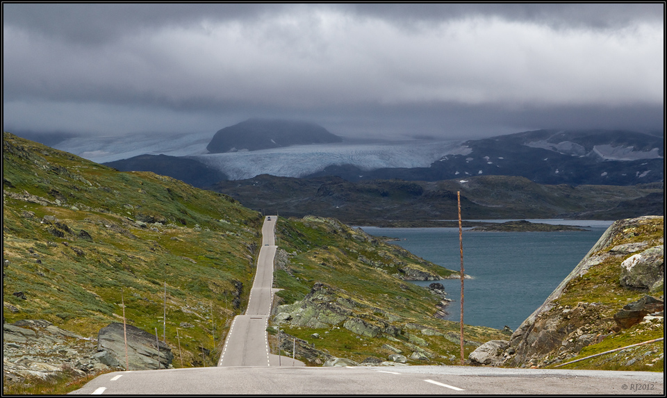 Dunkle Wolken über Jotunheimen