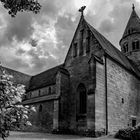 Dunkle Wolken über Kloster Lorch