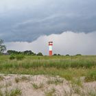 Dunkle Wolken über Krautsand