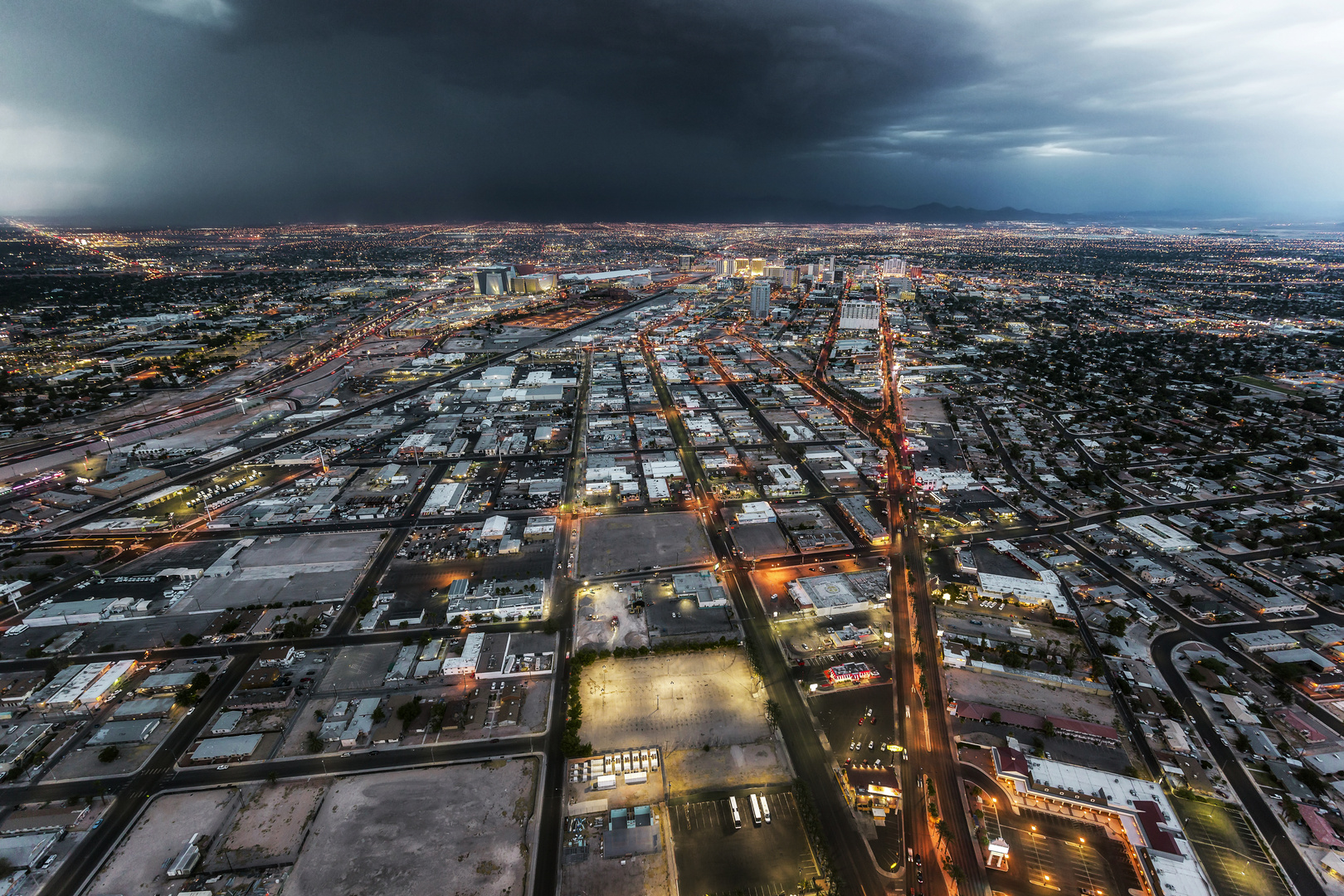 Dunkle Wolken über Las Vegas