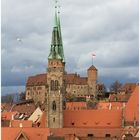 Dunkle Wolken über Nürnberg