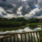 ....dunkle Wolken über Schloss Anholt..