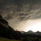 Dunkle Wolken über Schloß Neuschwanstein