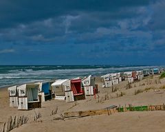 Dunkle Wolken über Sylt