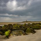 Dunkle Wolken über Texel