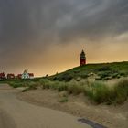 Dunkle Wolken über Texel