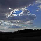 Dunkle Wolken über Wilnsdorf (Siegerland)