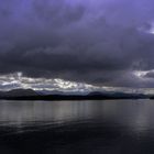 Dunkle Wolken vor Norwegen