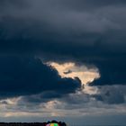 dunkler Himmel Fehmarn Strand