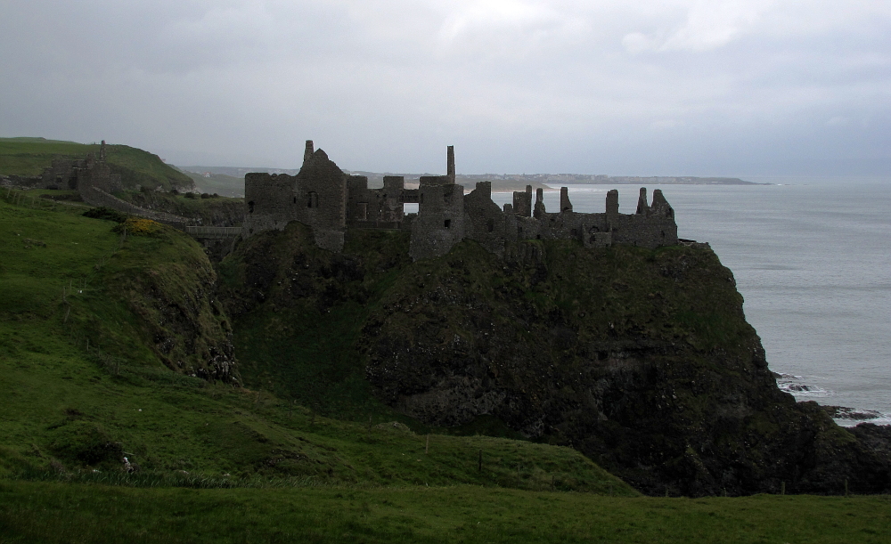 Dunluce Castle ohne Sonne