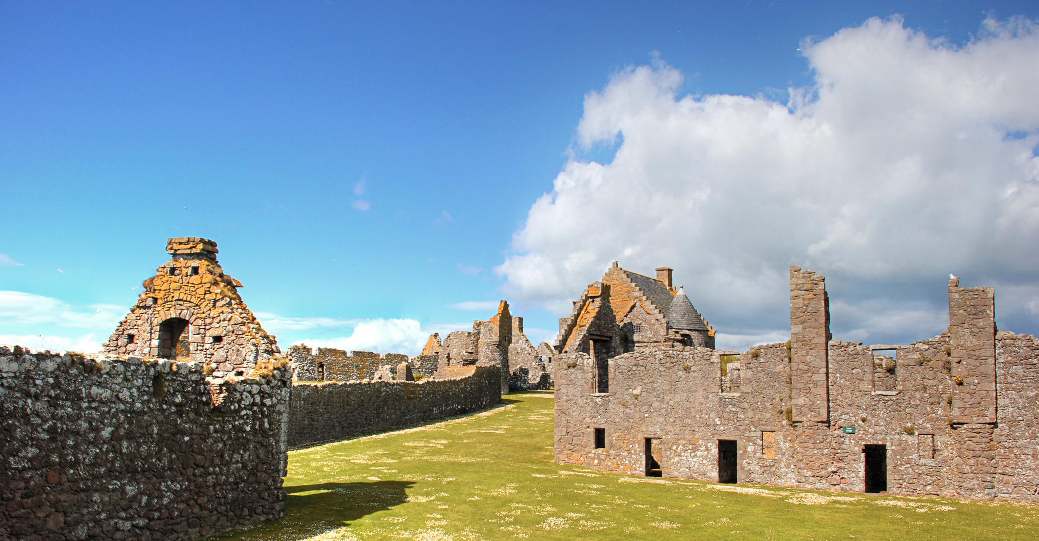 Dunnattor castle in Schottland