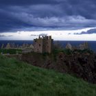 Dunnottar Castle (Schottland) mit Enten